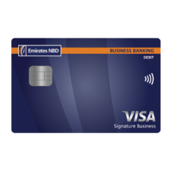 Emirates NBD Business Visa Debit Card - UAE