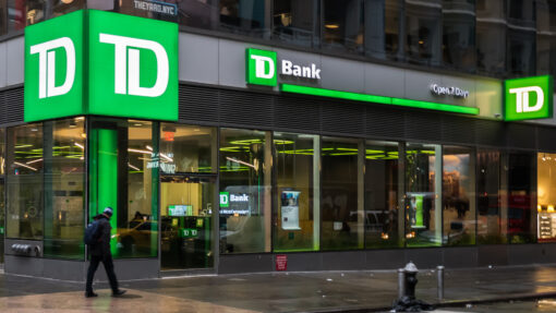 TD Bank Convenience Checking Account Drop