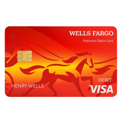 Wells Fargo Platinum Visa Debit Card - USA