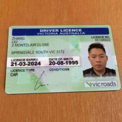 Australian Drivers License Scans 2023