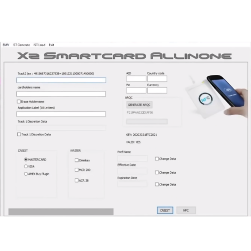 X2 EMV Smart Card Reader + Full Setting Package