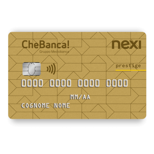 This listing is for the Italian, CheBanca Prestige Credit Card - IT We only have a limited BINS for this card so if the BINS of your choice is not available then you will receive a card close to your requested BIN if possible.